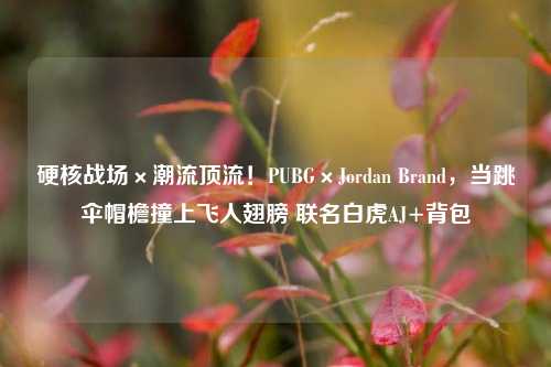 硬核战场×潮流顶流!PUBG×Jordan Brand,当跳伞帽檐撞上飞人翅膀 联名白虎AJ+背包