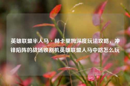 英雄联盟半人马·赫卡里姆深度玩法攻略,冲锋陷阵的战场收割机英雄联盟人马中路怎么玩