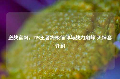 逆战官网,FPS王者终极信仰与战力巅峰 天神套介绍