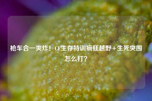 枪车合一爽炸!CF生存特训疯狂越野+生死突围怎么打?
