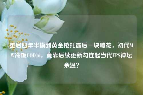 重启四年半摸到黄金枪托最后一块雕花,初代MW冷饭COD16,竟靠后续更新勾连起当代FPS神坛余温?