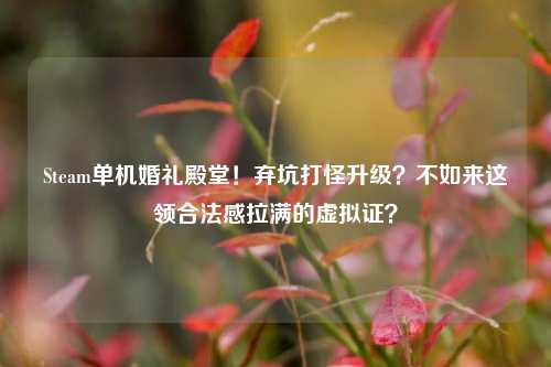 Steam单机婚礼殿堂!弃坑打怪升级?不如来这领合法感拉满的虚拟证?