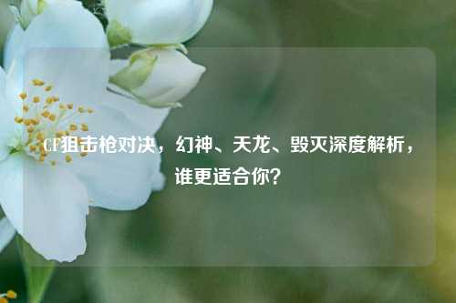 CF狙击枪对决,幻神、天龙、毁灭深度解析,谁更适合你?