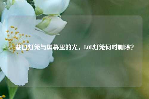 巷口灯笼与屏幕里的光,LOL灯笼何时删除?