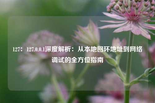 127:127.0.0.1深度解析:从本地回环地址到网络调试的全方位指南