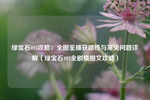 绿宝石493攻略：全图鉴捕获路线与常见问题详解（绿宝石493全剧情图文攻略）